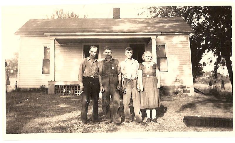 Jim, John, Joe and Maggie Girotti at Novinger Homeplace  